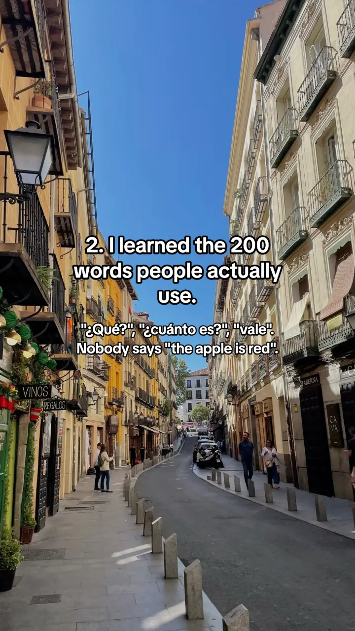 Slide 3 of 5: I learned the 200 words people actually use